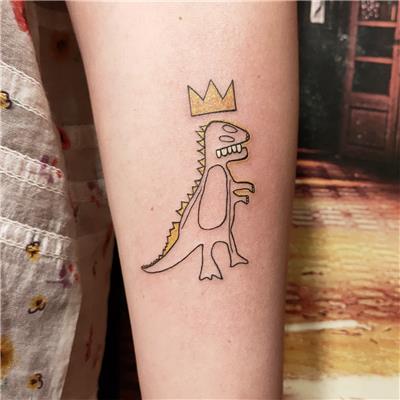 jean-michel-basquiat-dinosaur-1984-tattoo