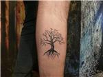 bacaga-agac-dovmesi---tree-tattoo-on-leg