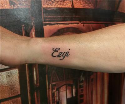 ezgi-isim-dovmesi---name-tattoos