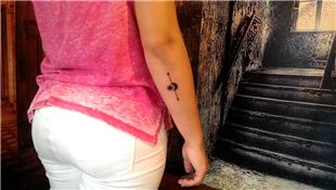 Ok Ay ve Gne Dvmeleri / Arrow Moon and Sun Tattoo