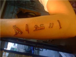 Msr Hiyeroglifleri Harf Dvmesi / Egyptian Hieroglyphics Tattoos