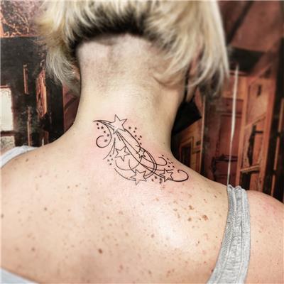 sirta-yildizlar-dovmesi---stars-tattoo-on-back