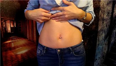 tibbi-celik-gobek-piercing---surgical-steel-navel-belly-button-piercing