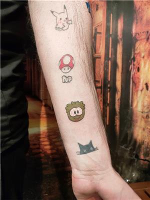 green-puffle-dovmesi---green-puffle-club-penguin-tattoo