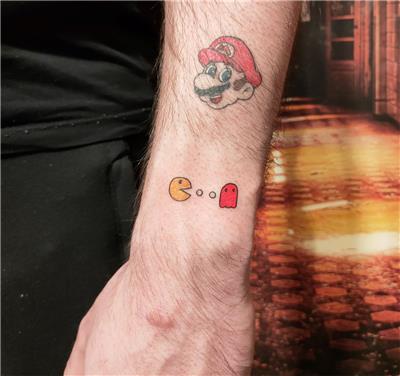 pac-man-dovmesi---pac-man-tattoo