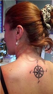 Srta Pusula Dvmesi / Compass Tattoo on Back