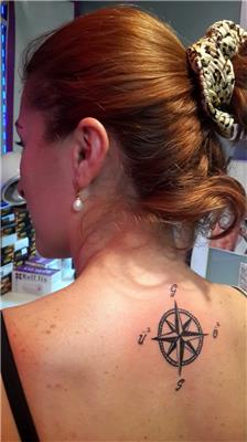 sirta-pusula-dovmesi---compass-tattoo-on-back