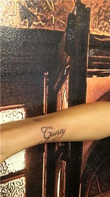 guney-isim-ve-sonsuzluk-dovmesi---name-and-infinity-tattoo