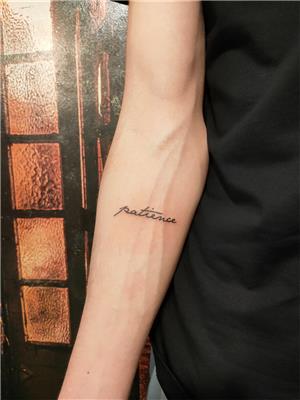 sabir-anlaminda-yazi-dovmesi---patience-tattoo
