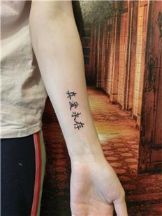 Kanji Sonsuza Kadar Gerek Ak Dvmesi / Chinese Kanji True Love Forever Tattoo