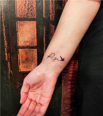 isim-ve-kus-dovmesi---name-and-bird-tattoo