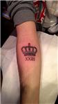 tac-dovmesi-roma-rakami-22-xxii-dovmesi---crown-tattoo-