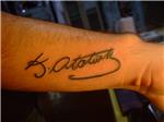 k-ataturk-imzasi-dovme---k-ataturk-signature-tattoo