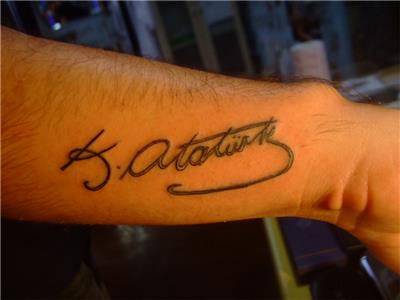 k-ataturk-imzasi-dovme---k-ataturk-signature-tattoo