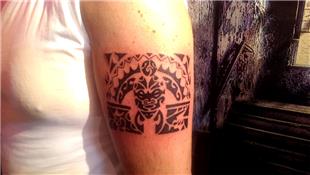 Maori Kaplumbaa Kol Dvmesi / Maori Turtle Arm Tattoo