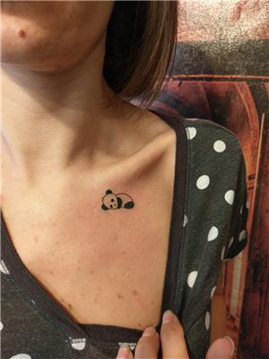 minimal-uyuyan-bebek-panda-dovmesi---minimal-sleeping-panda-tattoo