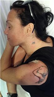 Uyuyan Bebek Melek Dvmesi / Sleeping Baby Angel Tattoo