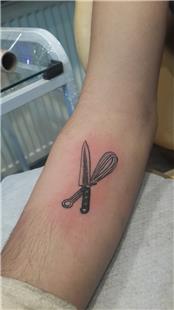 Brak ve rpc ef A Dvmesi / Knife and Mixer Chef Tattoos