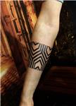 geometrik-kol-bandi-dovmesi---geometric-hexagon-pattern-arm-band-tattoo