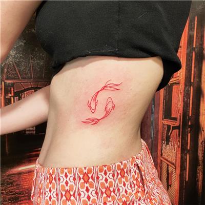kirmizi-koi-baligi-dovmesi---red-koi-fish-tattoo
