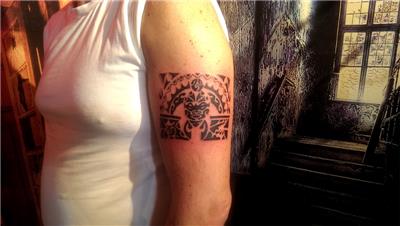 maori-kaplumbaga-kol-dovmesi---maori-turtle-arm-tattoo