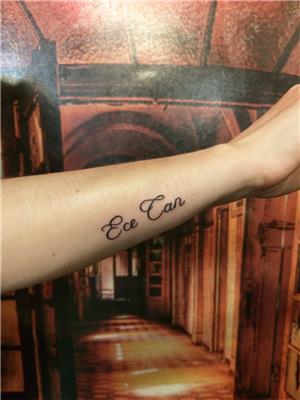 ece-can-sonsuzluk-fontlu-cocuk-isim-dovmesi---infinity-name-tattoos