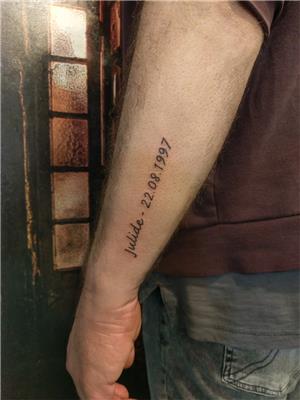 julide-helin-rojda-dogum-tarihleri-ve-isim-dovmeleri---name-and-birth-date-tattoo