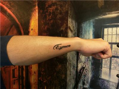 eymen-isim-yazi-dovmesi---name-tattoos