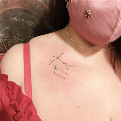 ikizler-burcu-yildiz-dovmesi---gemini-stars-tattoo