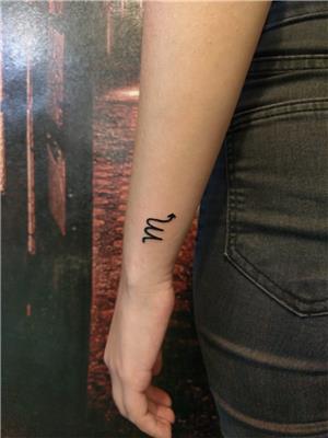 akrep-burcu-sembolu-dovmesi---scorpio-horoscope-symbol-tattoo