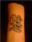 kuru-kafa-joker-dovme---skull-joker-tattoo