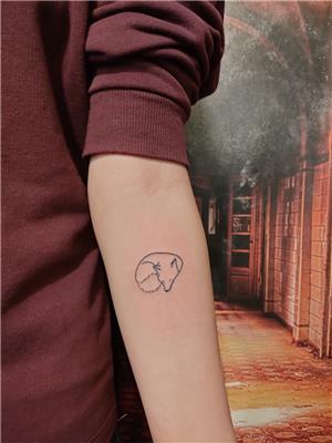 cizgisel-minimal-tilki-dovmesi---minimal-fox-tattoo