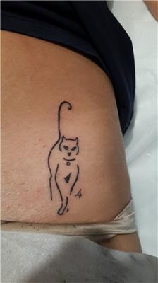 cizgisel-kedi-dovmesi---cat-tattoos