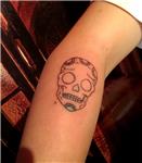 kuru-kafa-dovmesi---sugar-skull-tattoo
