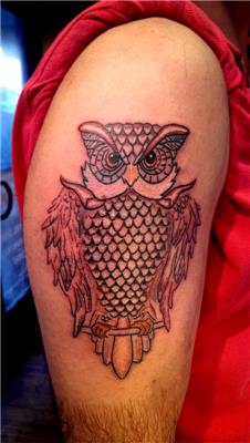 baykus-dovmesi---owl-tattoo