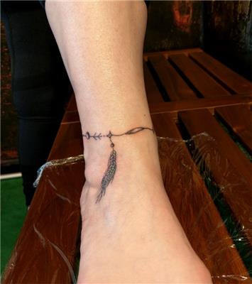 bugday-basak-ve-halhal-dovmesi---wheat-anklet-tattoo