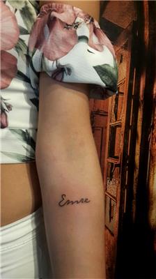 emre-isim-dovmesi---name-tattoos