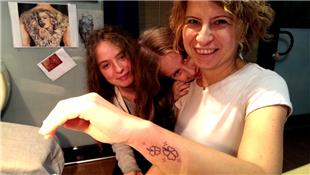 Yonca ve Yldzlar Aile Dvmeleri / Clover and Stars Family Tattoos