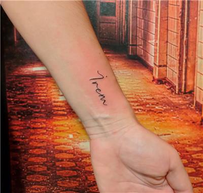 el-yazisi-irem-isim-dovmesi---irem-name-tattoo