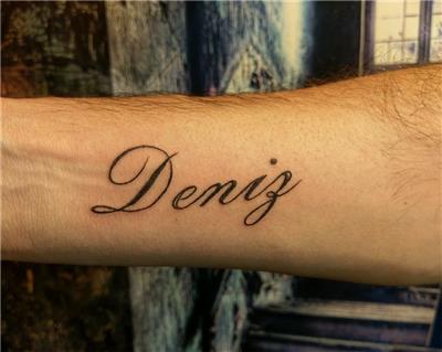 deniz-isim-dovmesi---name-tattoos