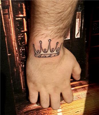 tac-ve-isim-dovmesi---crown-and-name-tattoo
