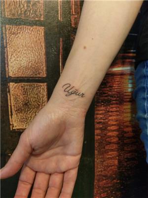 ugur-isim-dovmesi---name-tattoos