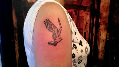 guvercin-ve-tarih-dovmesi---pigeon-and-date-tattoo