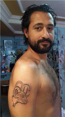 koc-ve-koc-burcu-simgesi-dovme----aries-horoscope-tattoo