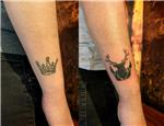 geyik-ve-kuslar-ile-tac-dovmesi-kapatma---crown-tattoo-cover-up-deer-and-birds