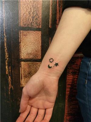 minimal-yildiz-ay-gunes-arti-dovmesi---minimal-star-moon-sun-plus-tattoo