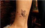 ayak-bilegine-kelebek-dovmesi-ve-yildizlar---butterfly-and-stars-tattoo-on-leg