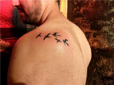 omuza-kus-dovmeleri---birds-tattoos