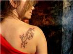 kelebek-cicek-omuz-sirt-dovmesi---butterfly-flower-shoulder-back-tattoo