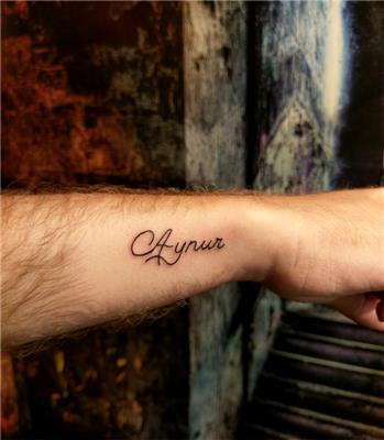 aynur-isim-dovmesi---name-tattoos